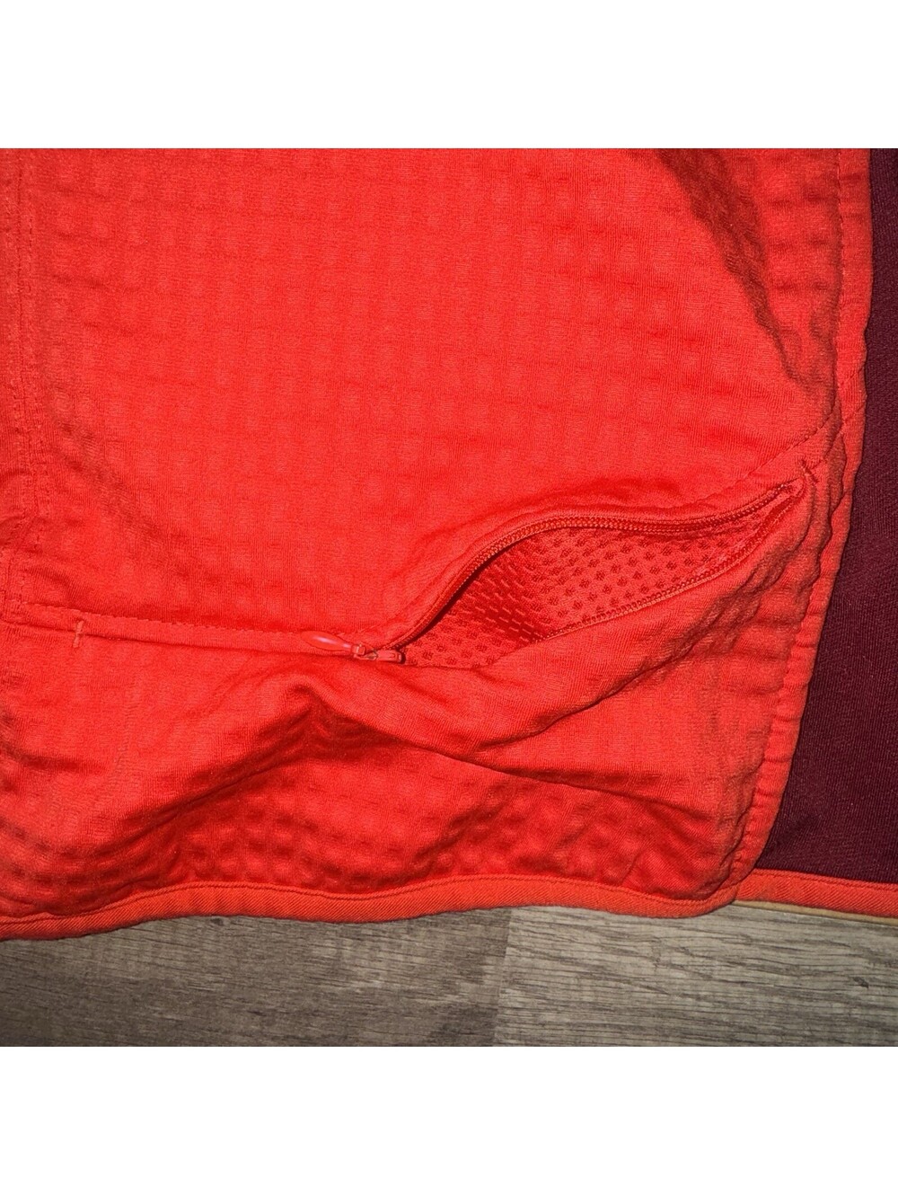 Nike Sphere Thermalwomen Running 1/2 Zip Pullover Red Sz Xl 16/18 Y2k - Picture 6 of 7